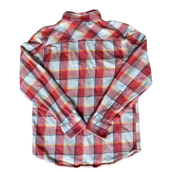 Brixton Shirt Long Sleeve Men Small Plaid Heavy Weight Button Down - Picture 3 of 5